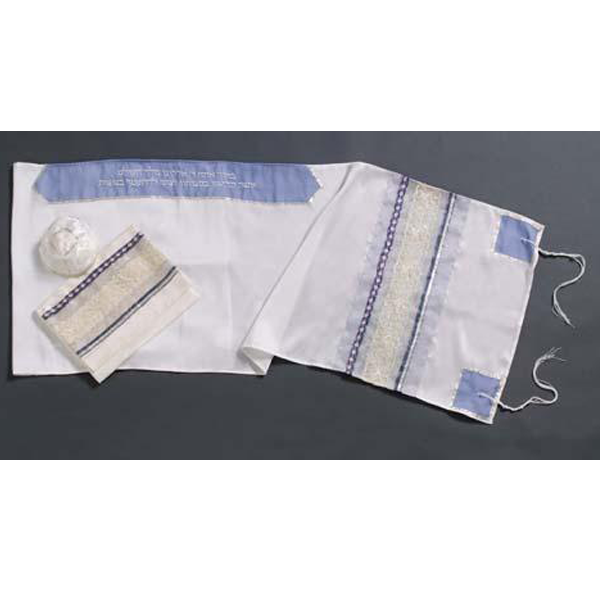 Blue Stripes Tallit For Women