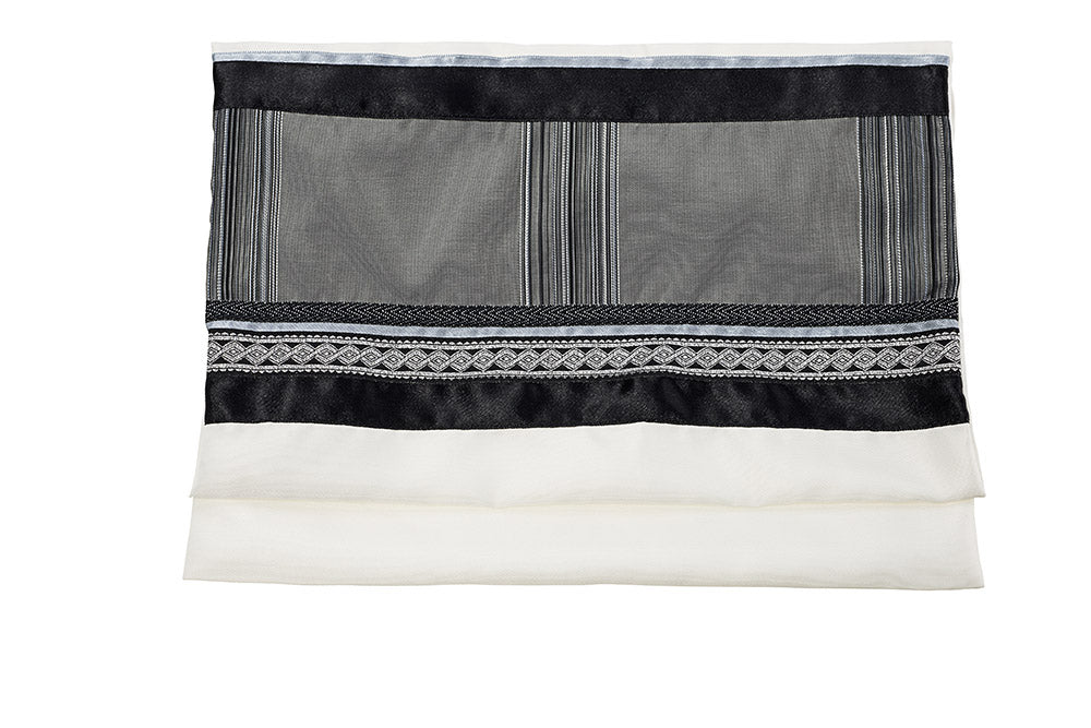 Modern Gray  Tallit for Men bag